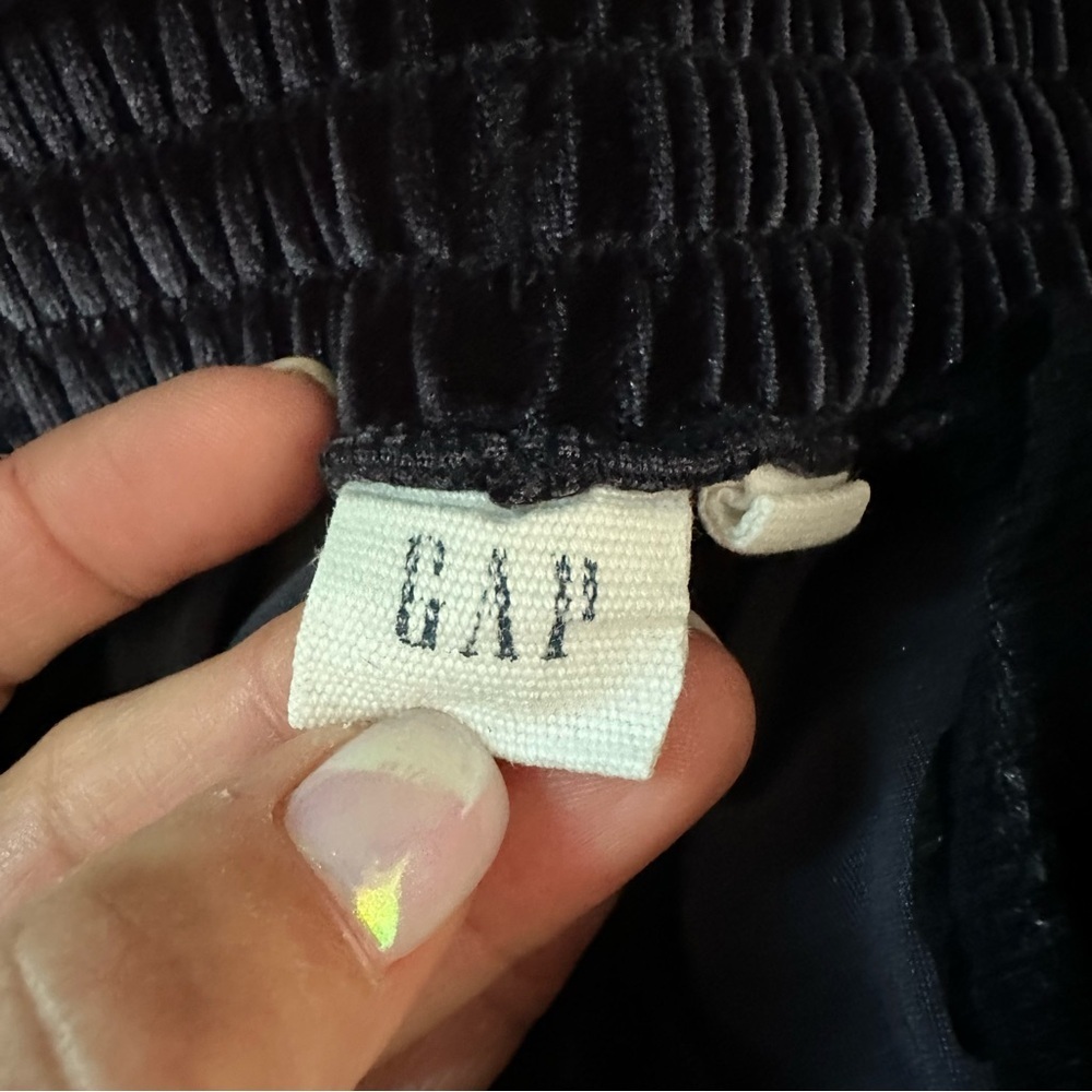 Gap | Navy Blue Velvet Joggers Size XXL - Picture 7 of 10